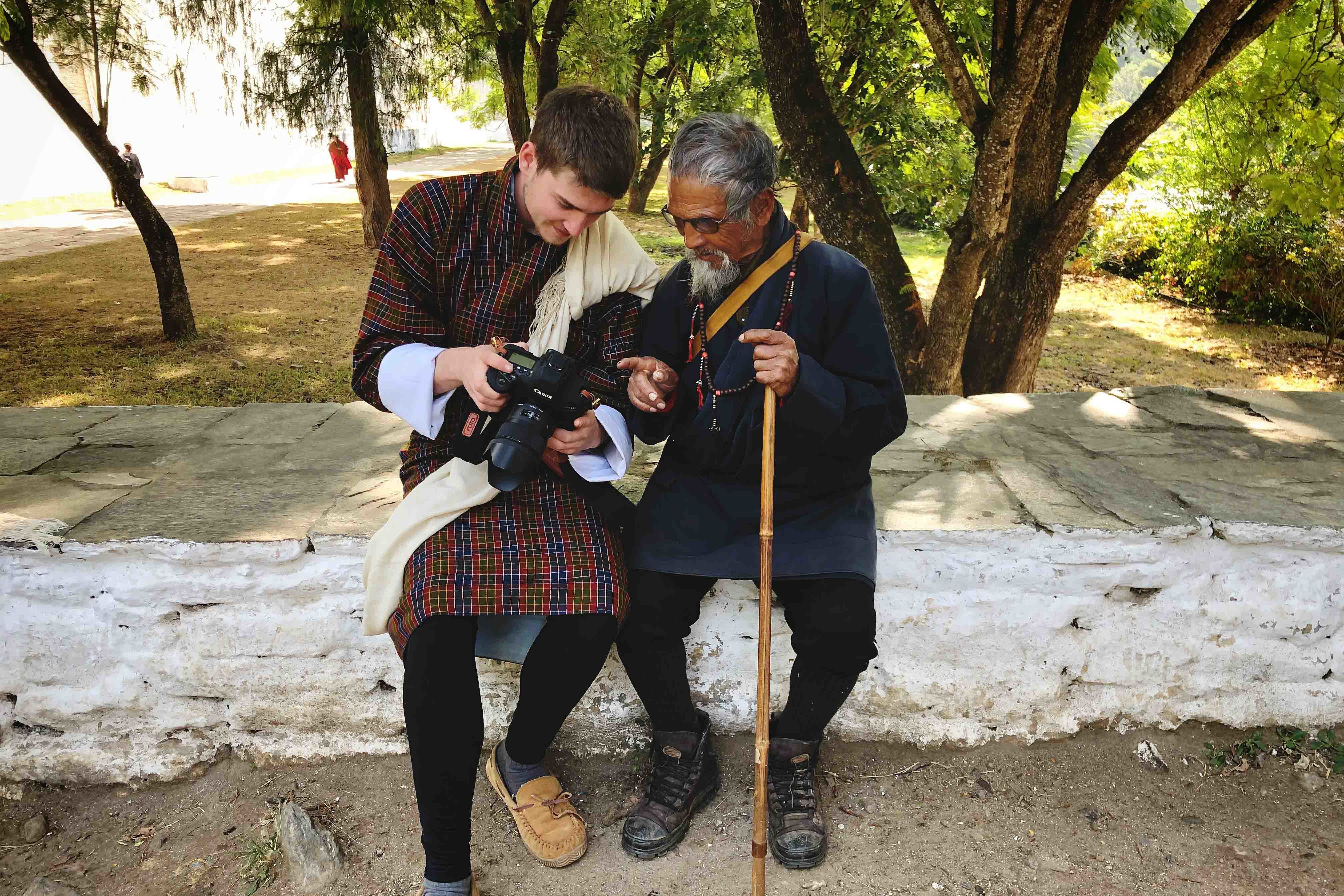 Behind the scenes of Andrew Studer in Bhutan