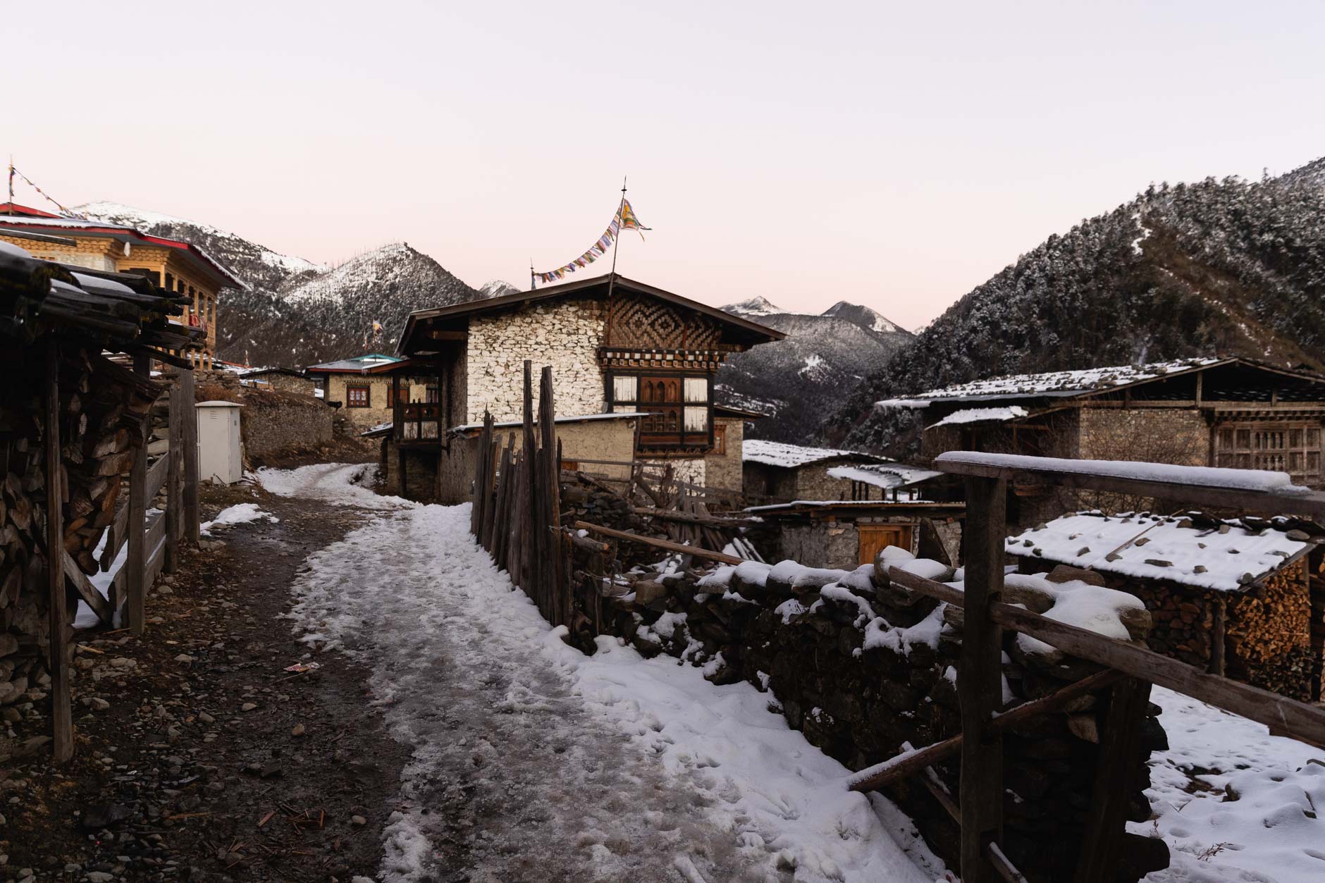 Winter in Merak, Bhutan