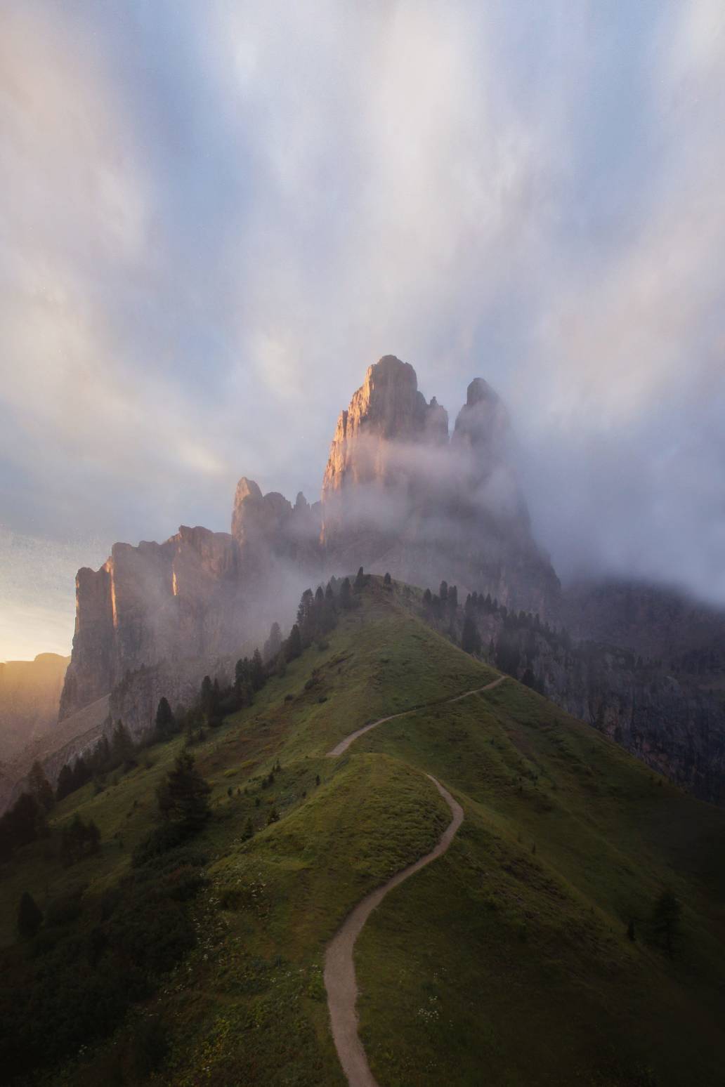 Landscape photography of a mountain in Italy