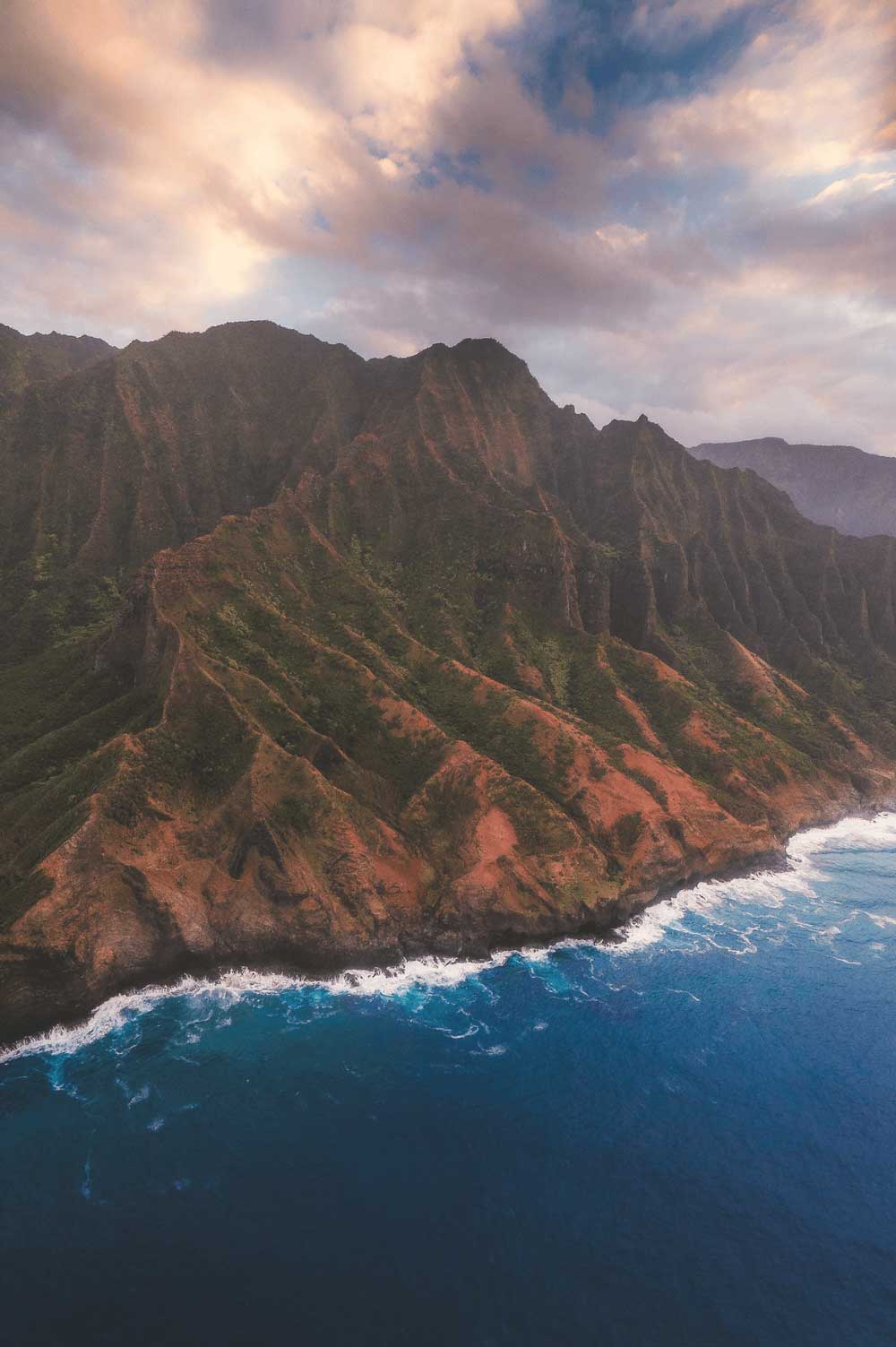 Aerial Photography of the Na Pali Coast, Kauai