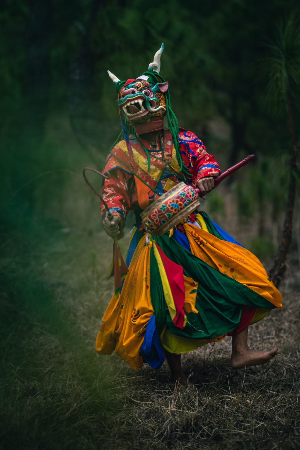 Traditional Bhutanese Dancers - Andrew Studer