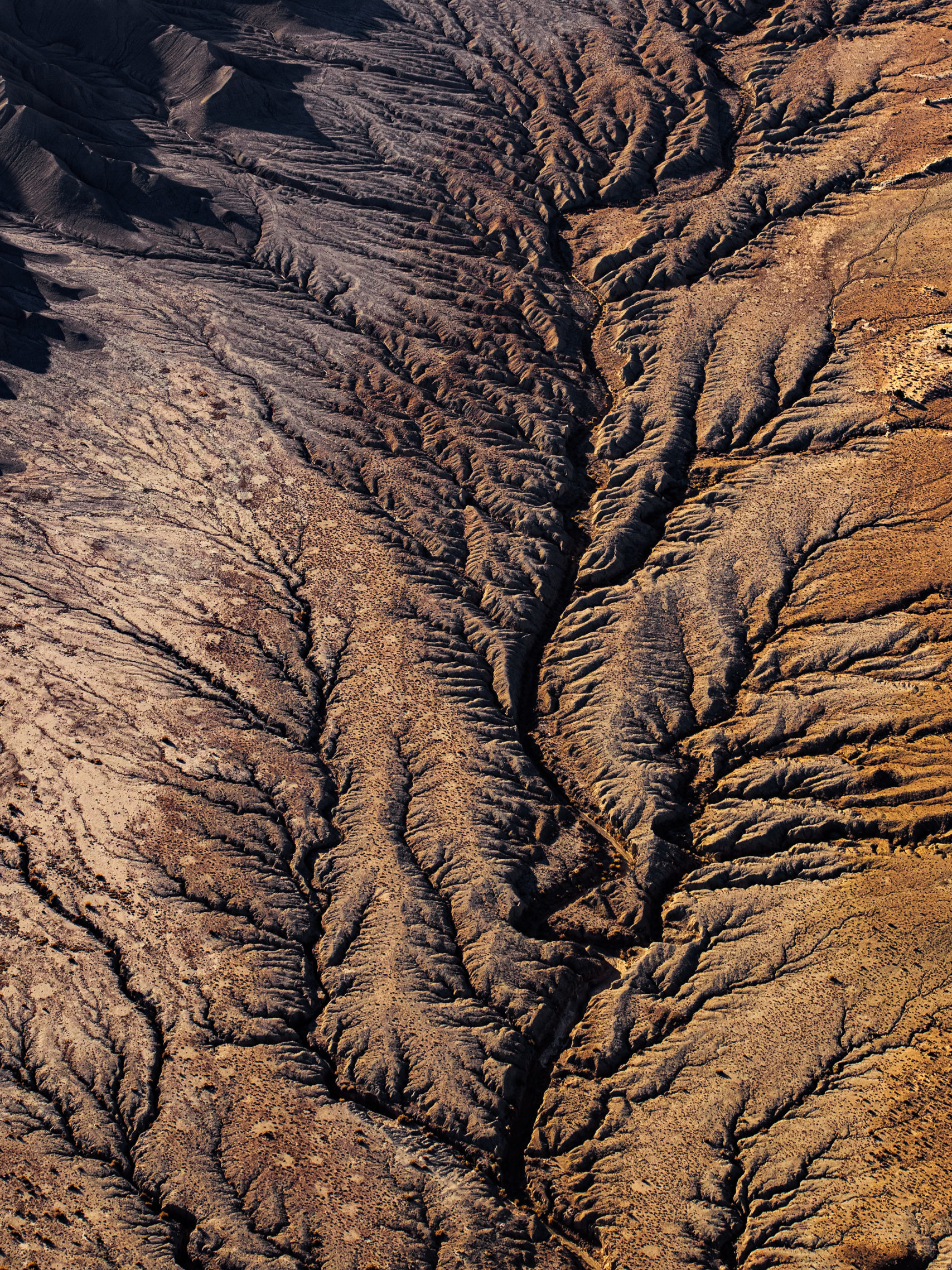Aerial Photography of a vein landscape in Utah