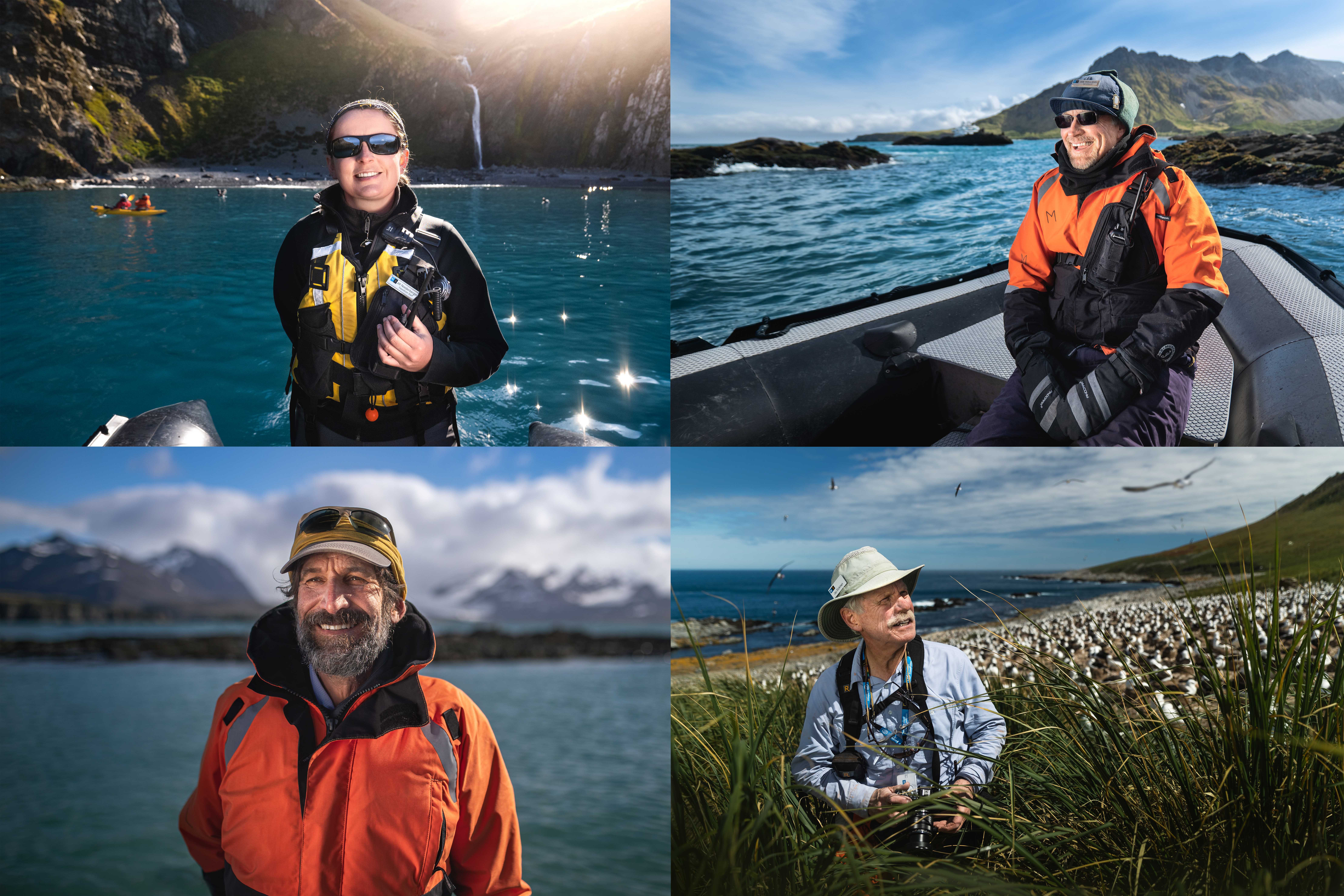 Portrait photography Lindblad Expeditions in South Georgia