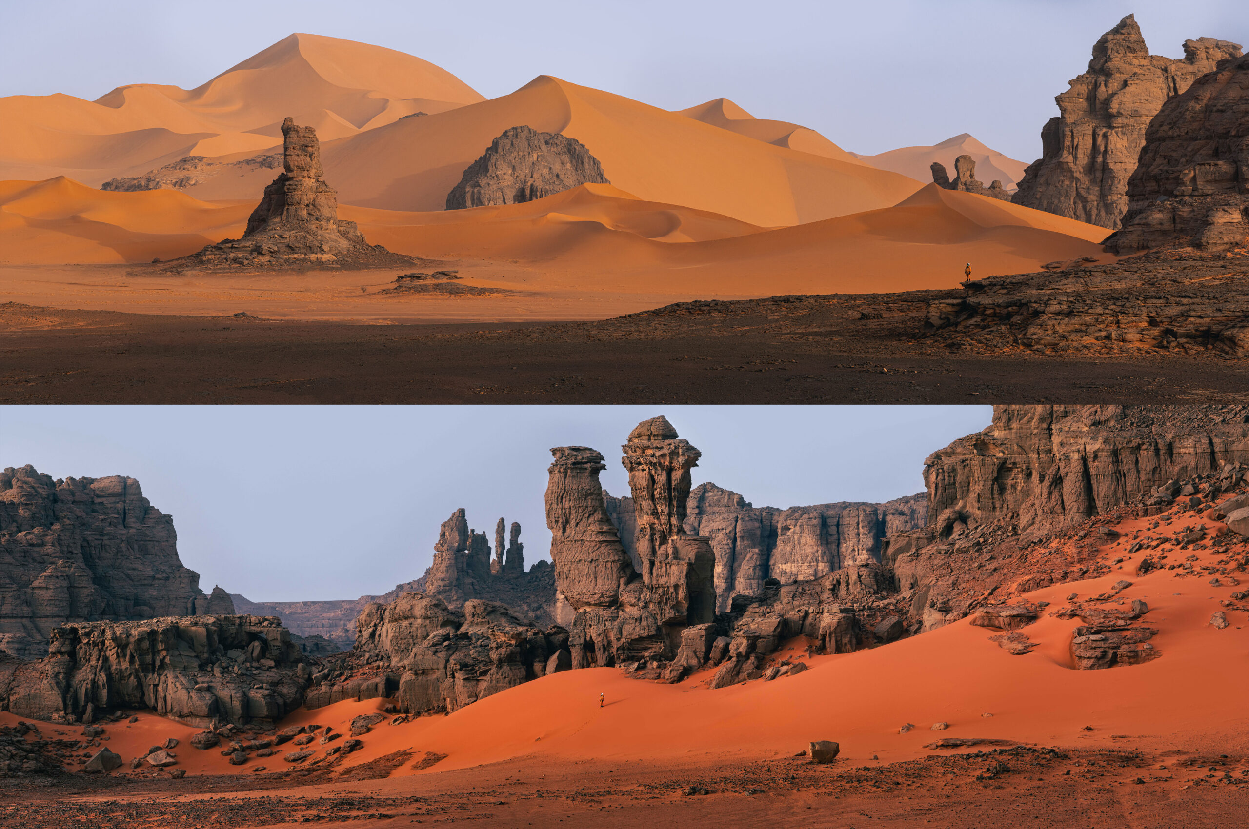 Landscape panorama photography shot in Algeria